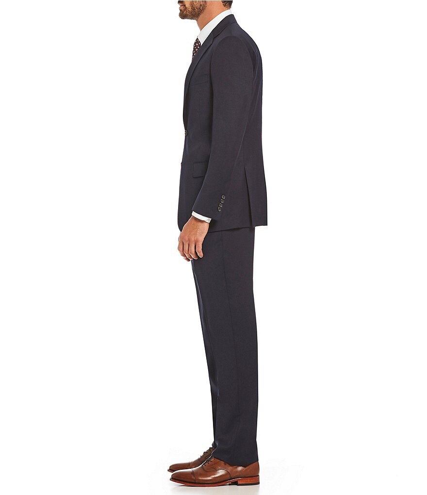 Cremieux Classic Fit Pleated Pant Solid Wool Suit