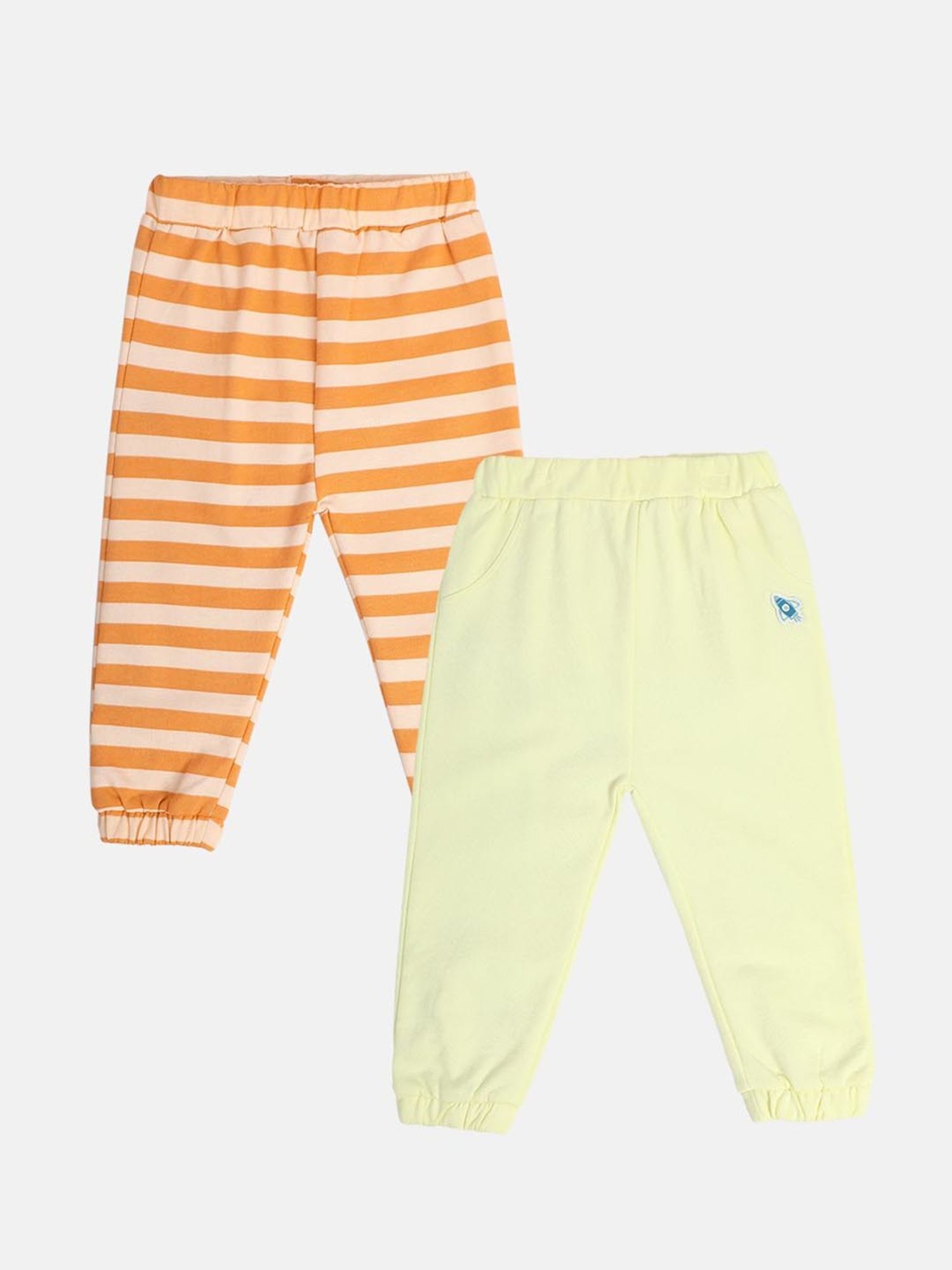 MINIKLUB Boys Multicolor Cotton Striped Full Sleeves Bottom