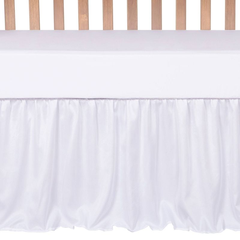 Trend Lab Simply White Crib Bedding Set - 3pc