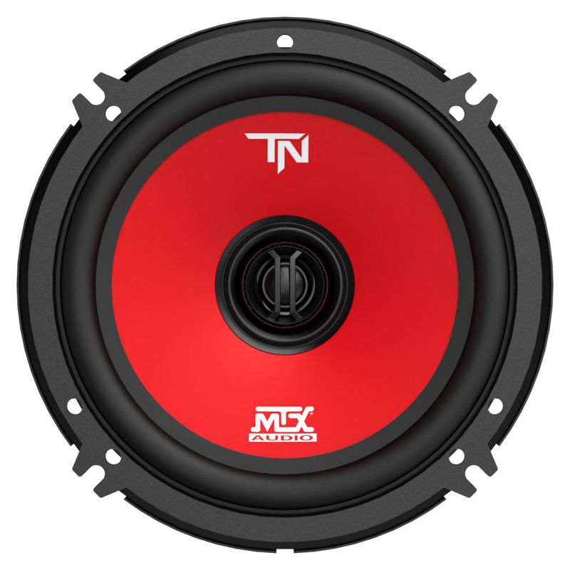 MTX Terminator6 45 Watt RMS 2 Way Polypropylene Coaxial Car Speakers, Pair (4 Pack)