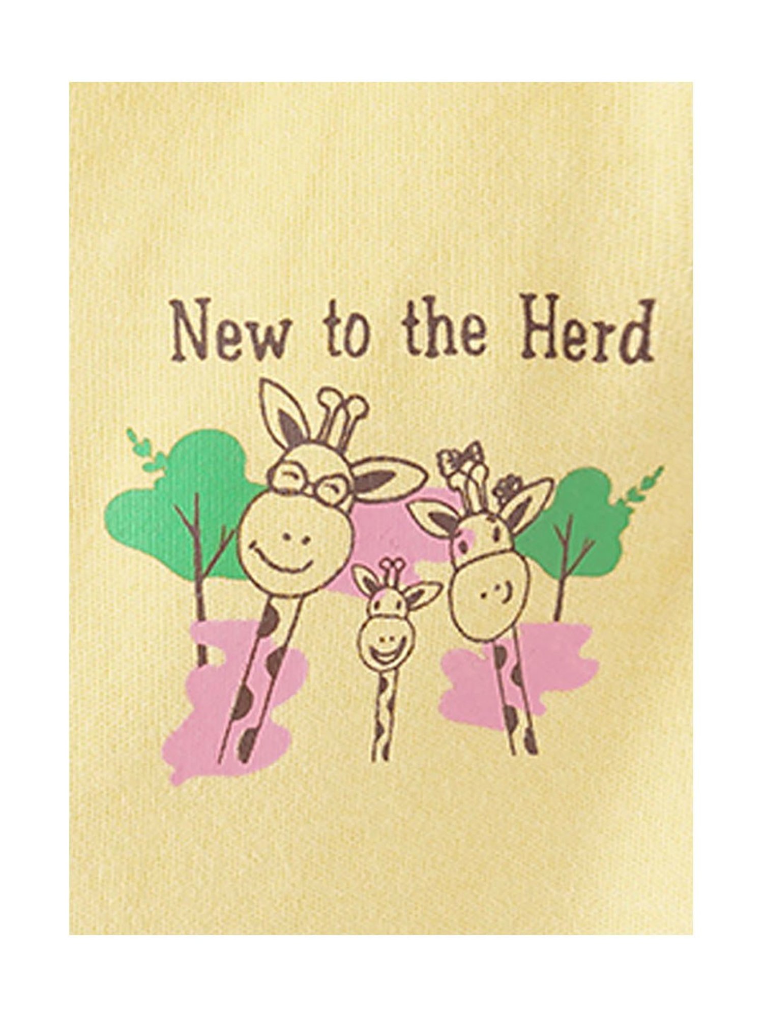 Ed-a-Mamma Baby Yellow Solid Full Sleeves Bodysuit