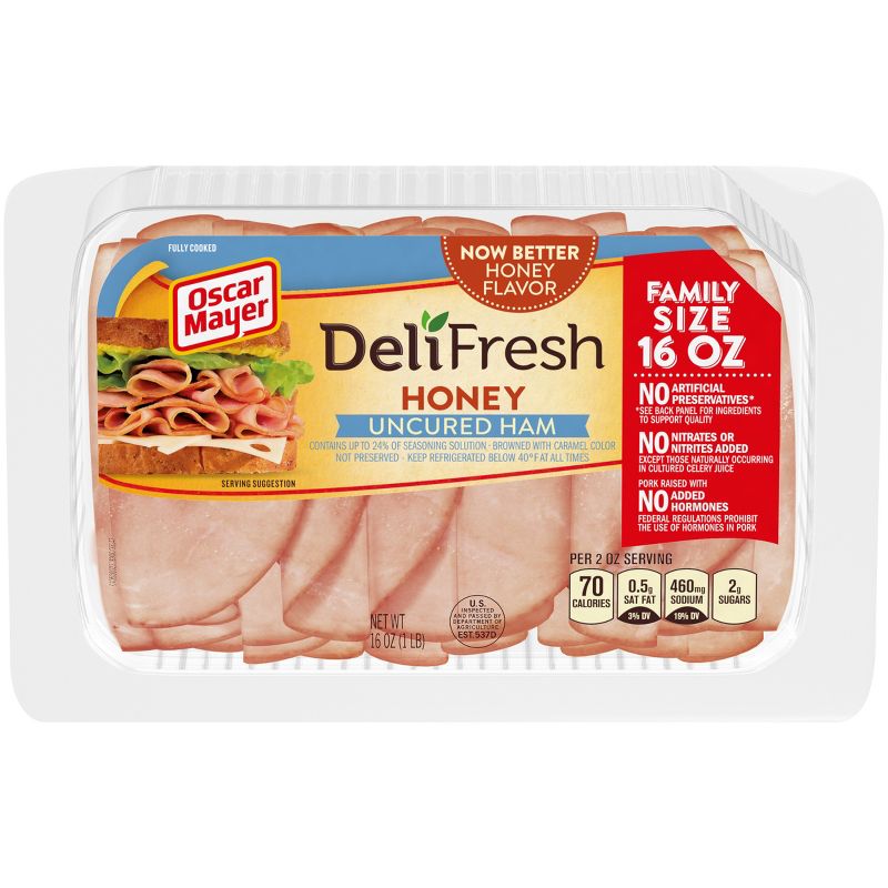 Oscar Mayer Deli Fresh Honey Ham - 16oz