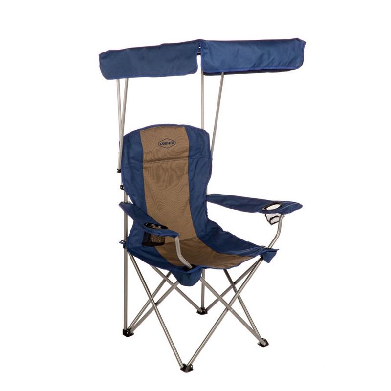 Kamp-Rite CC463 Outdoor Tailgating Camping Sun Shade Canopy Folding Lawn Chair