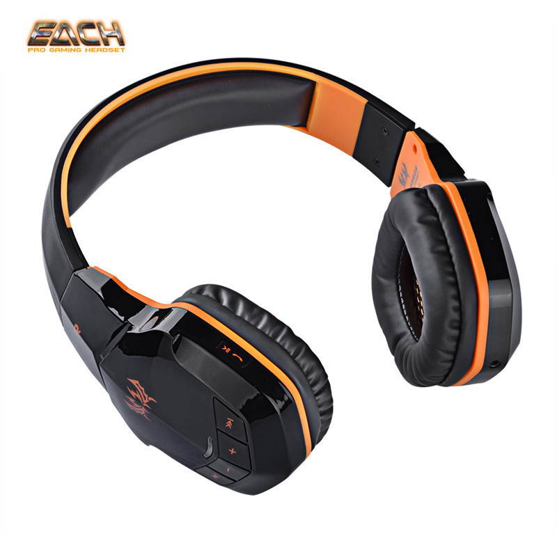 Wireless Bluetooth Stereo Gaming Headphones Headset EACH B3505 with Volume Control Microphone HiFi Build-in NFC Function