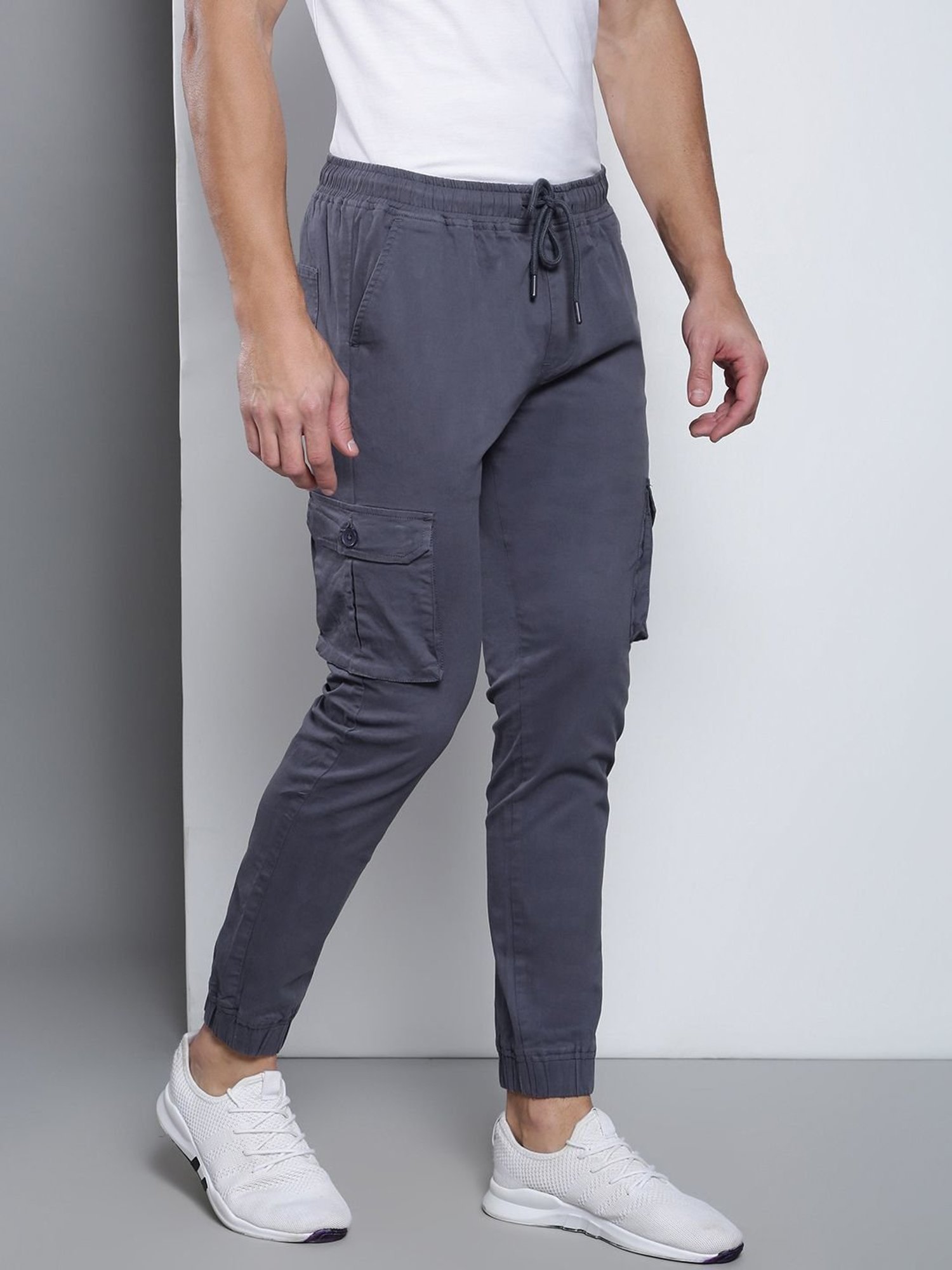 Dennis Lingo Steel Grey  Slim Fit Joggers