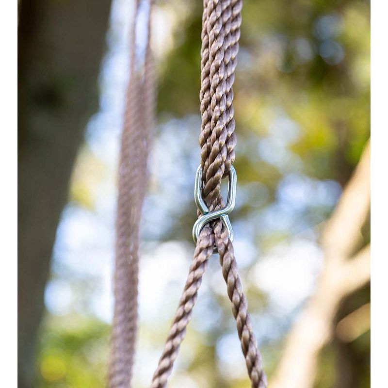 HearthSong Regatta Boat Tree Swing for Kids with Colorful Flags and Mesh Bottom, 47"L x 22"W x 13"H Holds Up To 200 lbs.