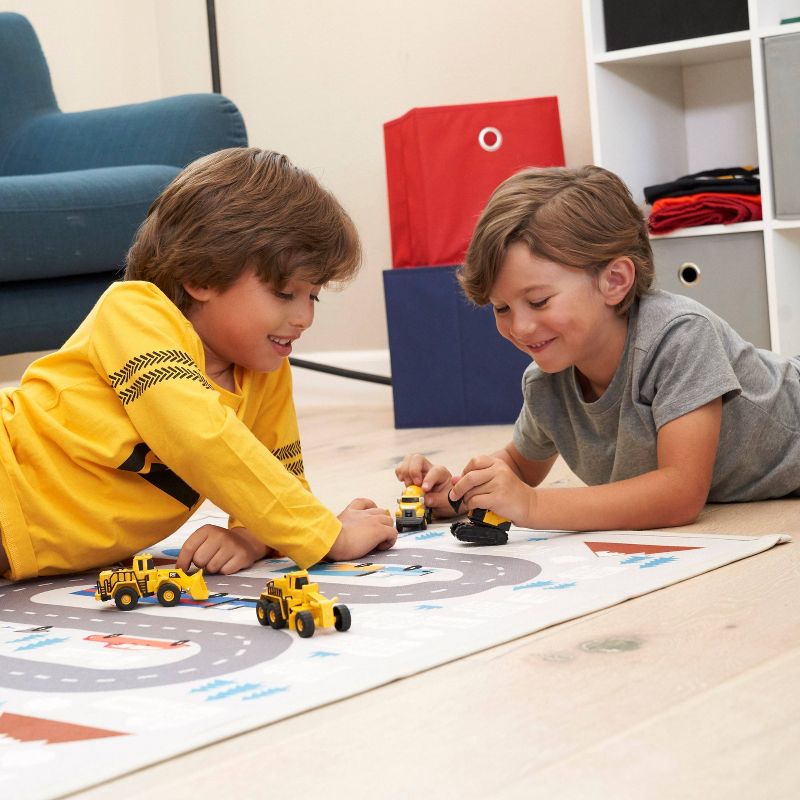 CAT Metal 3pk Concrete Mixer/ Dump Truck and Grader