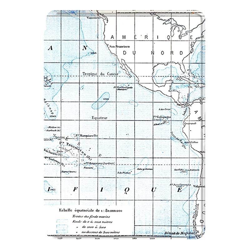 Painting Case for AllNew Kindle 10th Gen 2019 Release onlyWill not fit Kindle Paperwhite or Kindle Oasis Blue Map