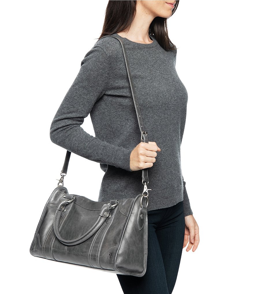 Frye Melissa Washed Leather Satchel Bag