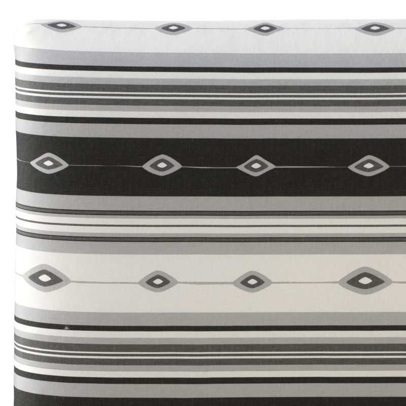 Olivia Upholstered Headboard - Queen - Lagos Gray - Skyline Furniture