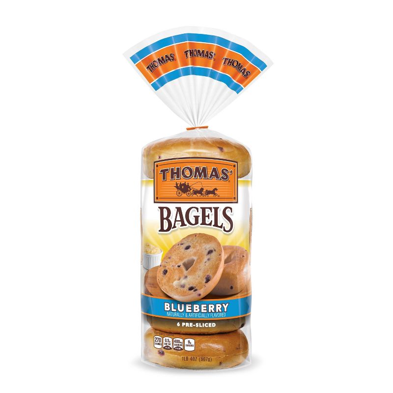 Thomas' Blueberry Bagels - 20oz/6ct