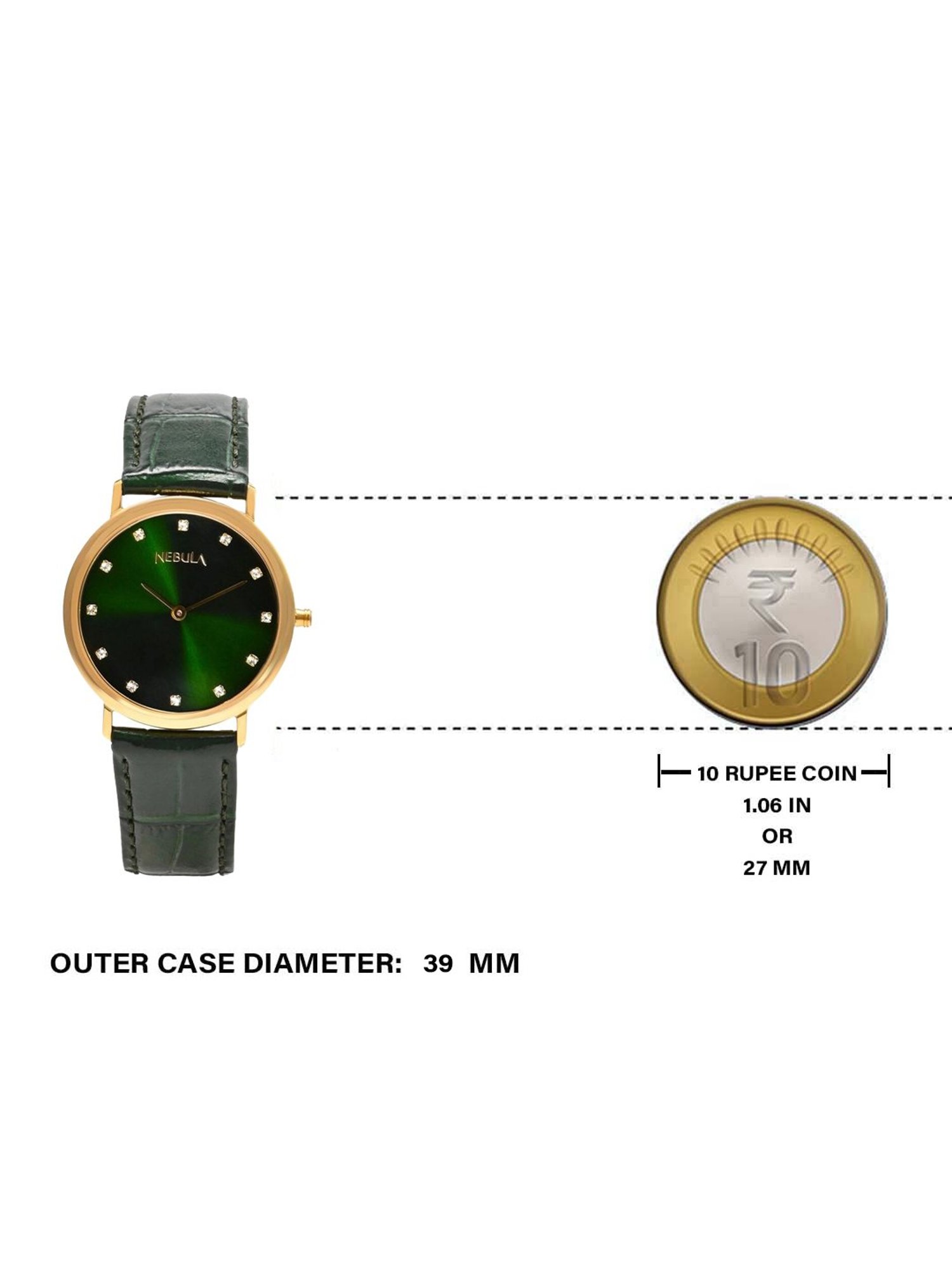 Nebula NR600DL24 Gold Analog Watch for Men