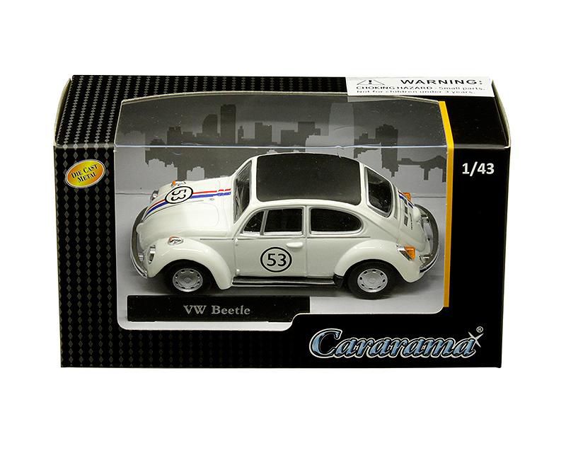 Volkswagen Beetle Racing #53 1/43 Diecast Model Car by Cararama