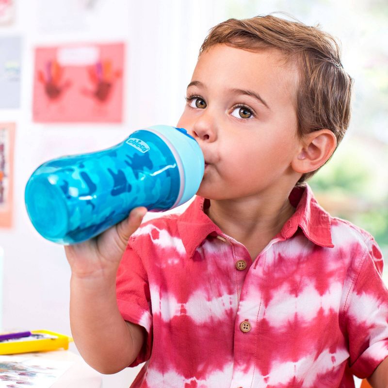 Chicco Insulated Flip-Top Straw Cup - 9oz 12m+ Blue