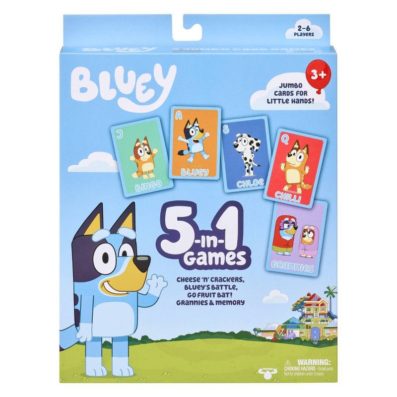 Bluey 5-in-1 Card Game
