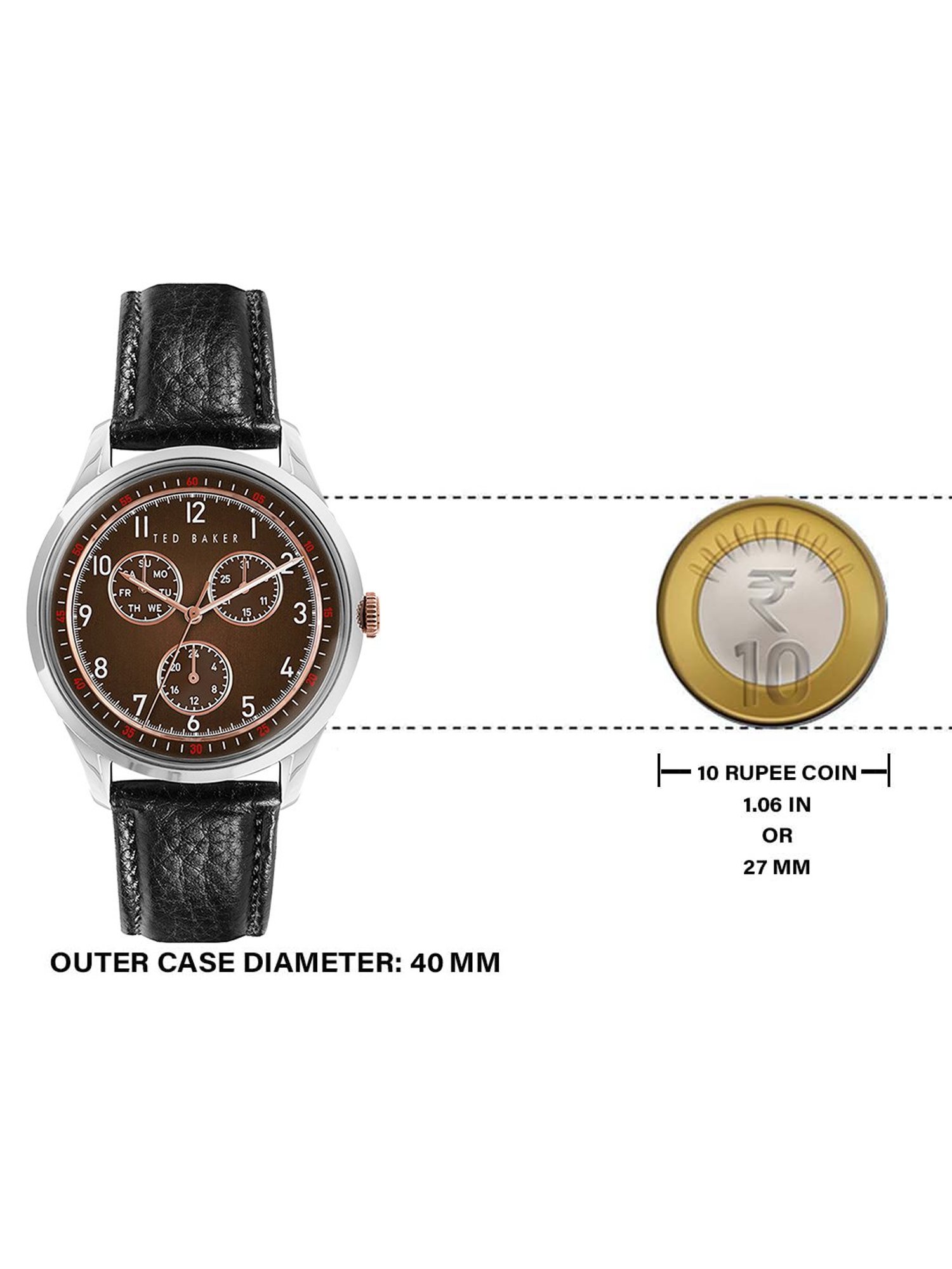 TED BAKER BKPDQS106 Daquir Analog Watch for Men