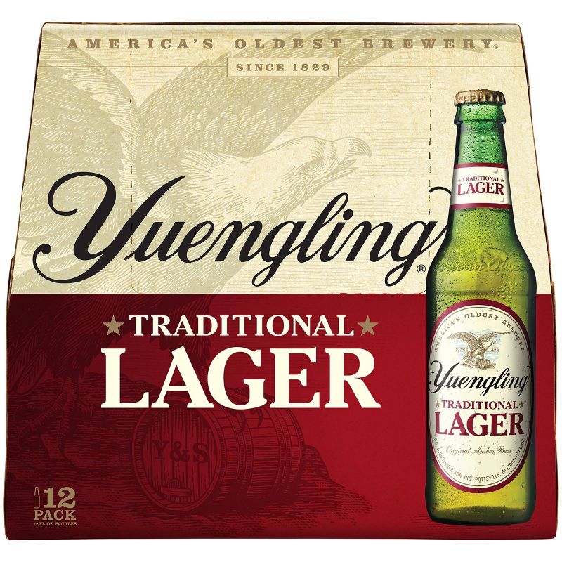 Yuengling Traditional Lager Beer - 12pk/12 fl oz Bottles