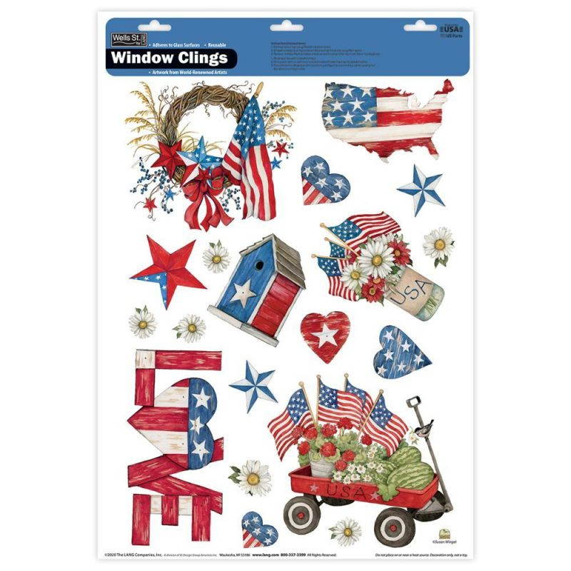 Lang 1048101 Cardinal Rooster Garden Stake, Multi