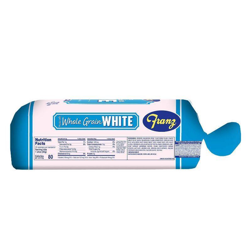 Franz Whole Grain White Bread - 22.5oz