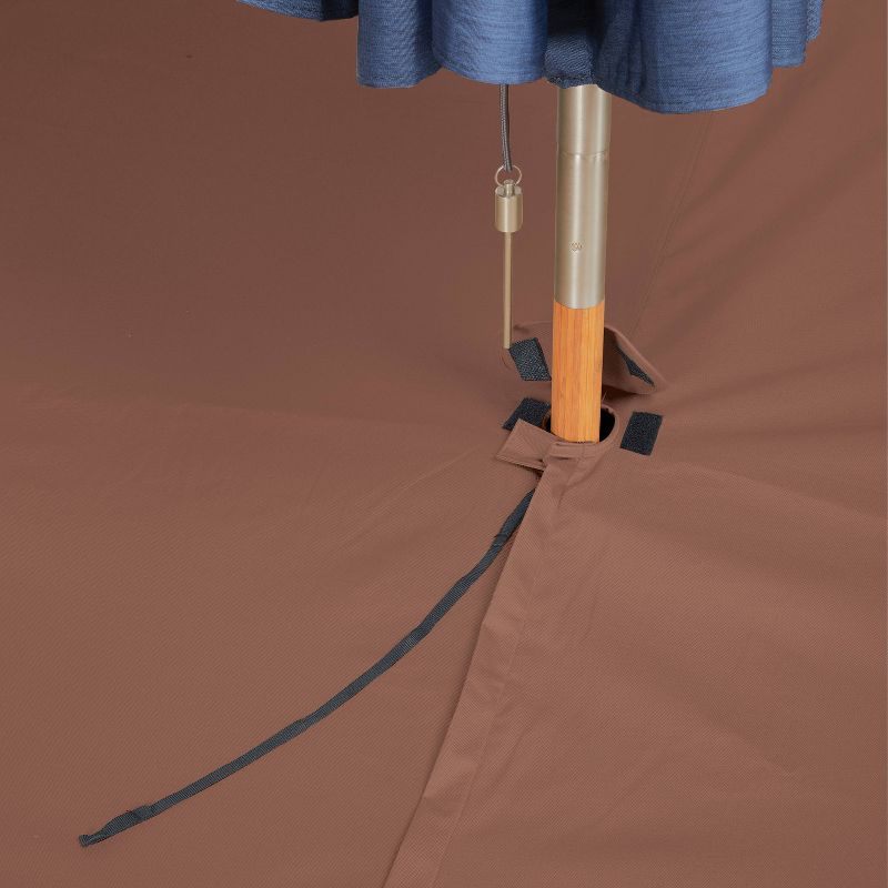 88" Ultimate Rectangular/Oval Table and Chair Set Cover with Umbrella Hole - Duck Covers