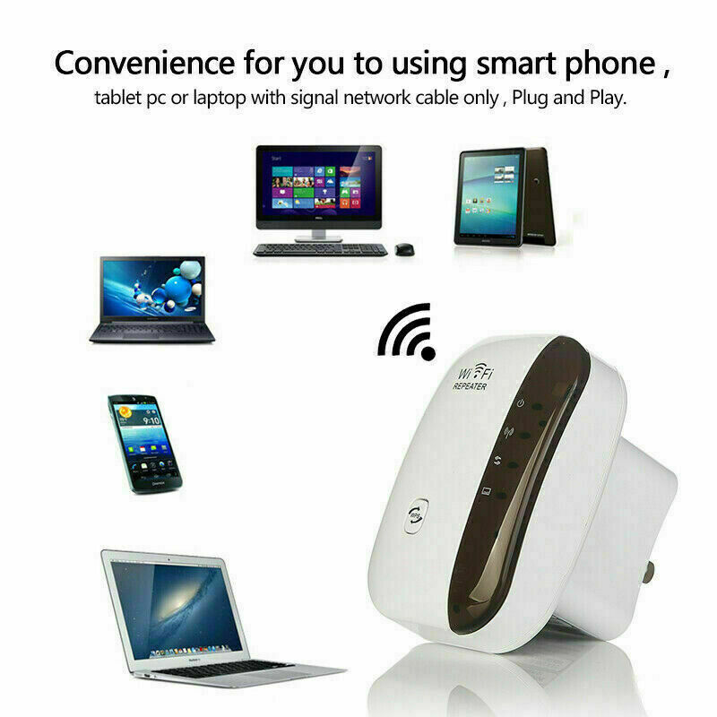 300M Wireless-N Wifi Repeater Router Signal Booster Extender Amplifier