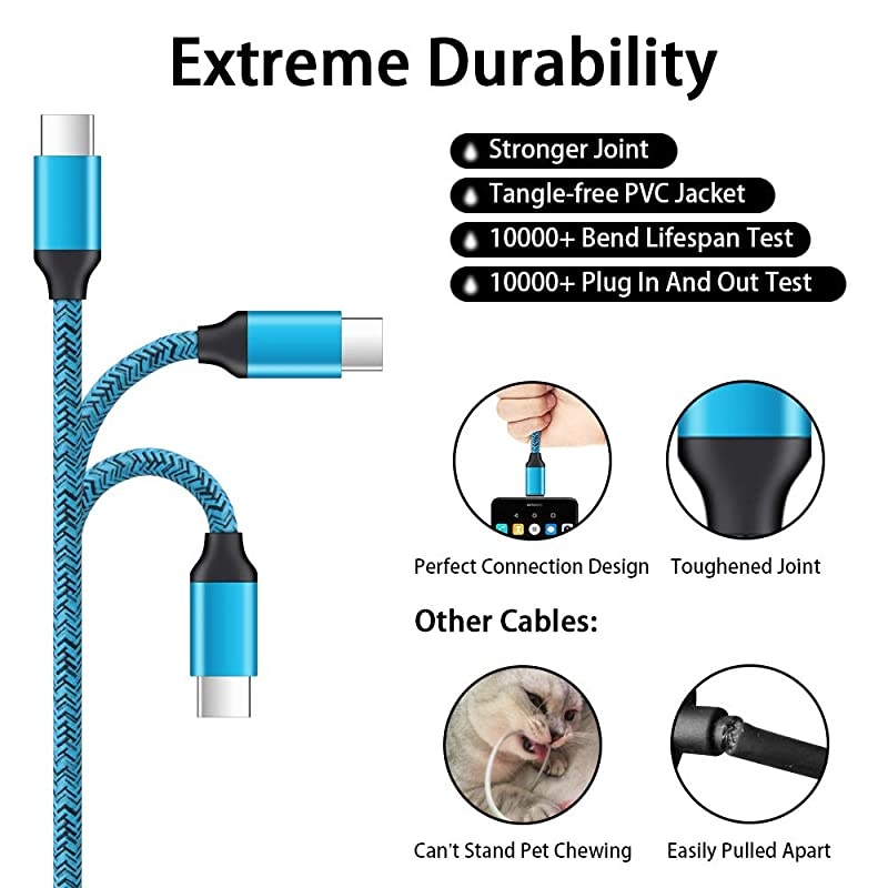 C Charger Compatible for Samsung Galaxy S20 UltraPlusS10Note 10 A20 A10E A50 A51 A71 A21 A31 A41 A81 A91Google Pixel 4xl3a32 Dual C Port Phone Charger Car Charger with Fast Charging Cord