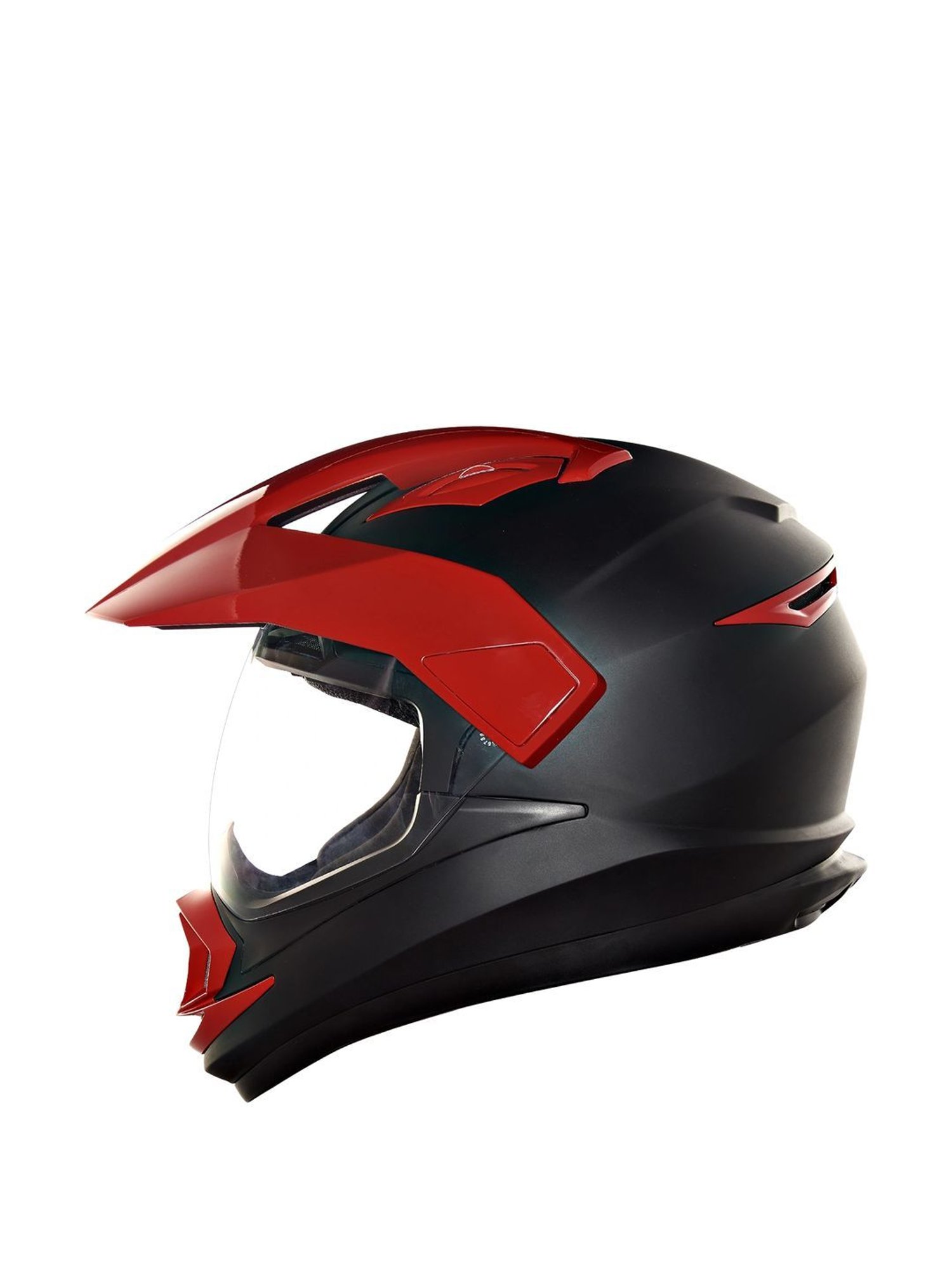 Royal Enfield Black & Red Textured Medium Helmet