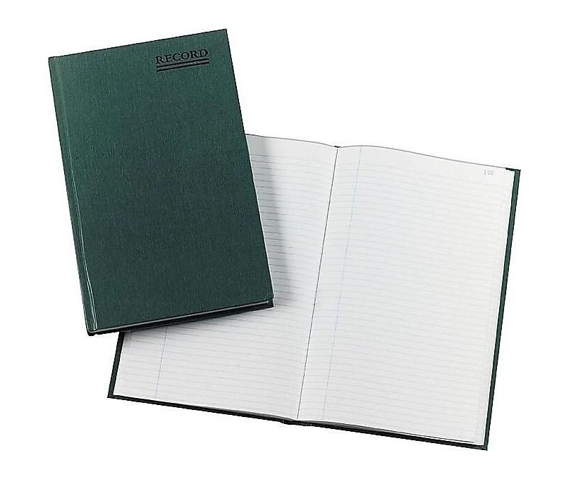 Read Right Emerald Series Account Book Green Cover 300 Pages 12 1/4 x 7 1/4 56131