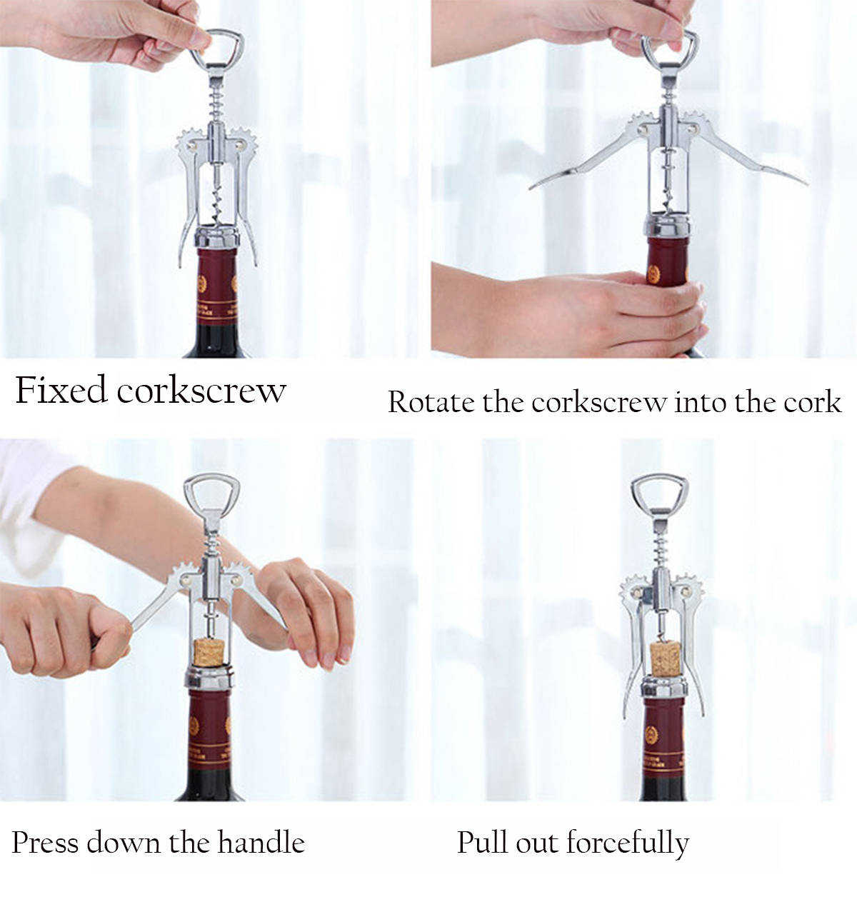 NW 1776 Wine Corkscrew, Multi-function Wine Corkscrew, Advanced Corkscrew