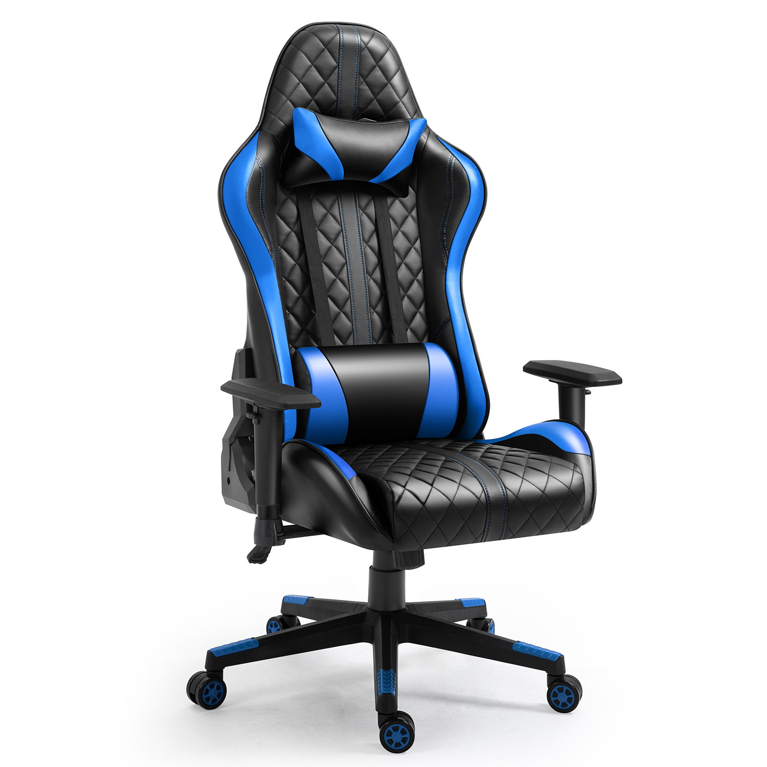 AMINITURE Gaming Chairs High Back Ergonomic Office Chair Racing Video Game Chair with Adjustable Armrests Headrest and Lumbar Pillow E-Sports Chair