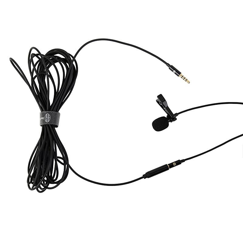 Extension Cable for TRRS Lavalier Lav Mini Mic Microphone 35mm Male to Female 656 Ft 787 inch 2 Meter for Apple iPhone Android Smartphones Cellphones Headphones Headset 35 PS4 Xbox