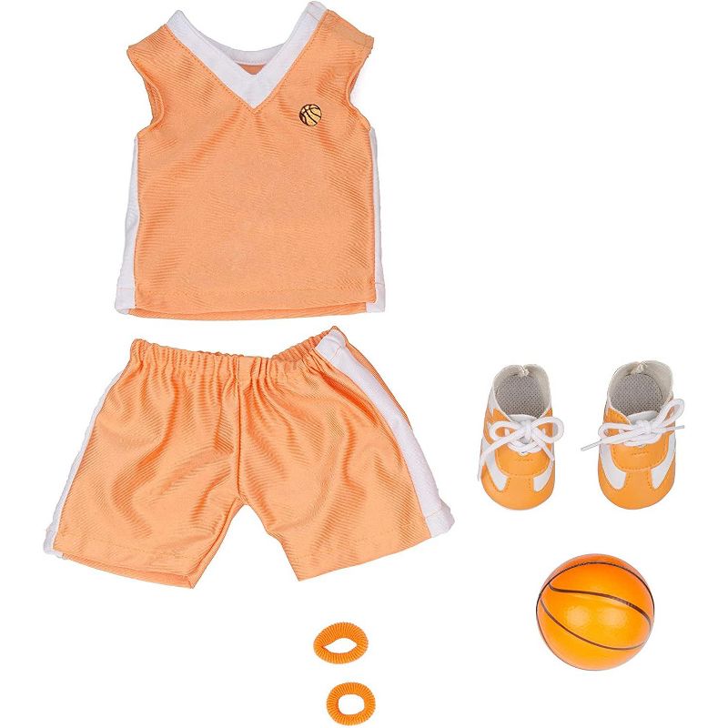 Dress Along Dolly Basketball Uniform Outfit for American Girl Doll