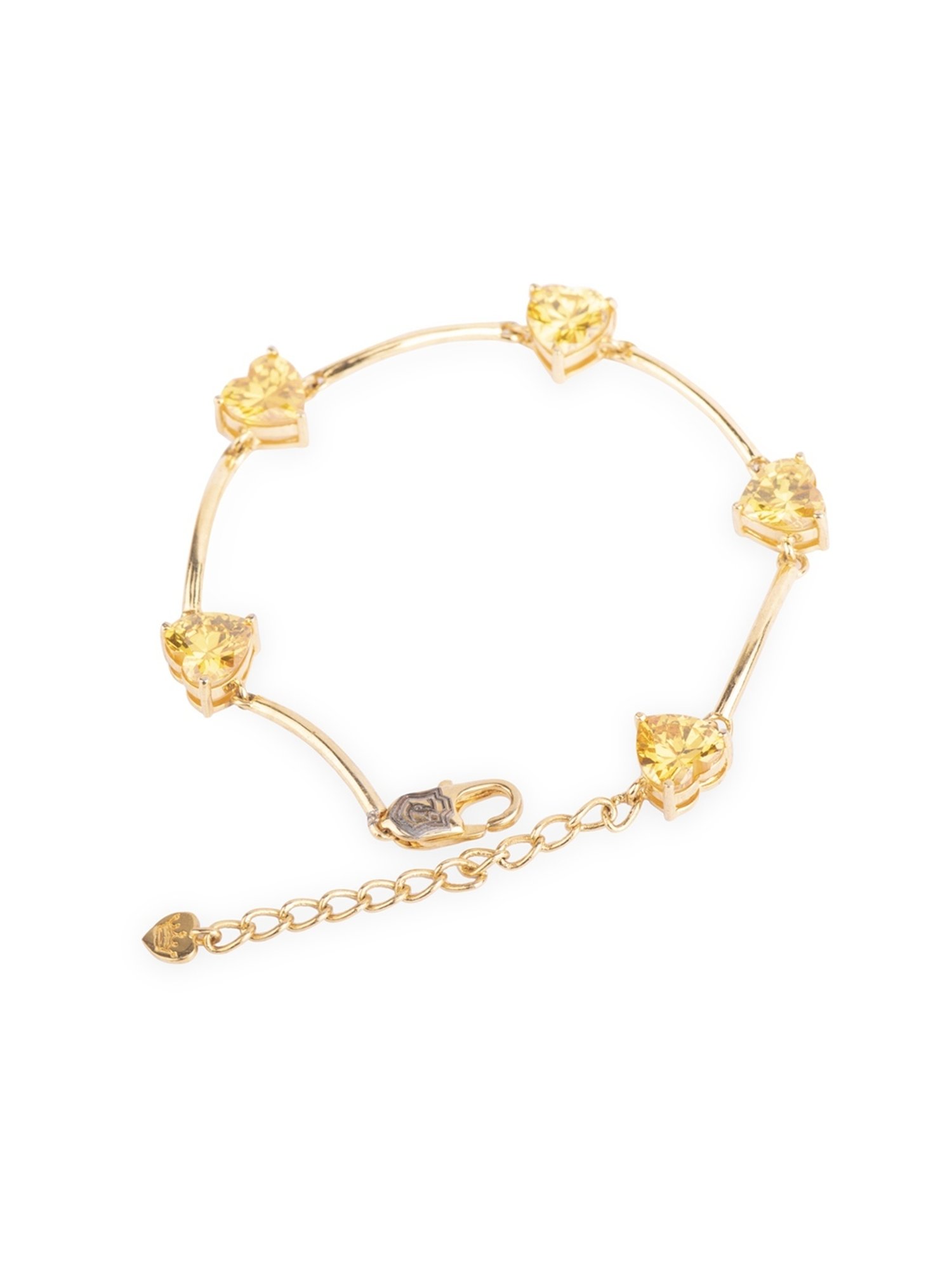 Juicy Couture Scarlet Bracelet Golden Flexible fit Bracelet for Women