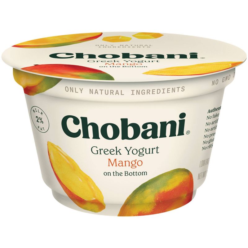 Chobani Mango on the Bottom Low Fat Greek Yogurt -  5.3oz