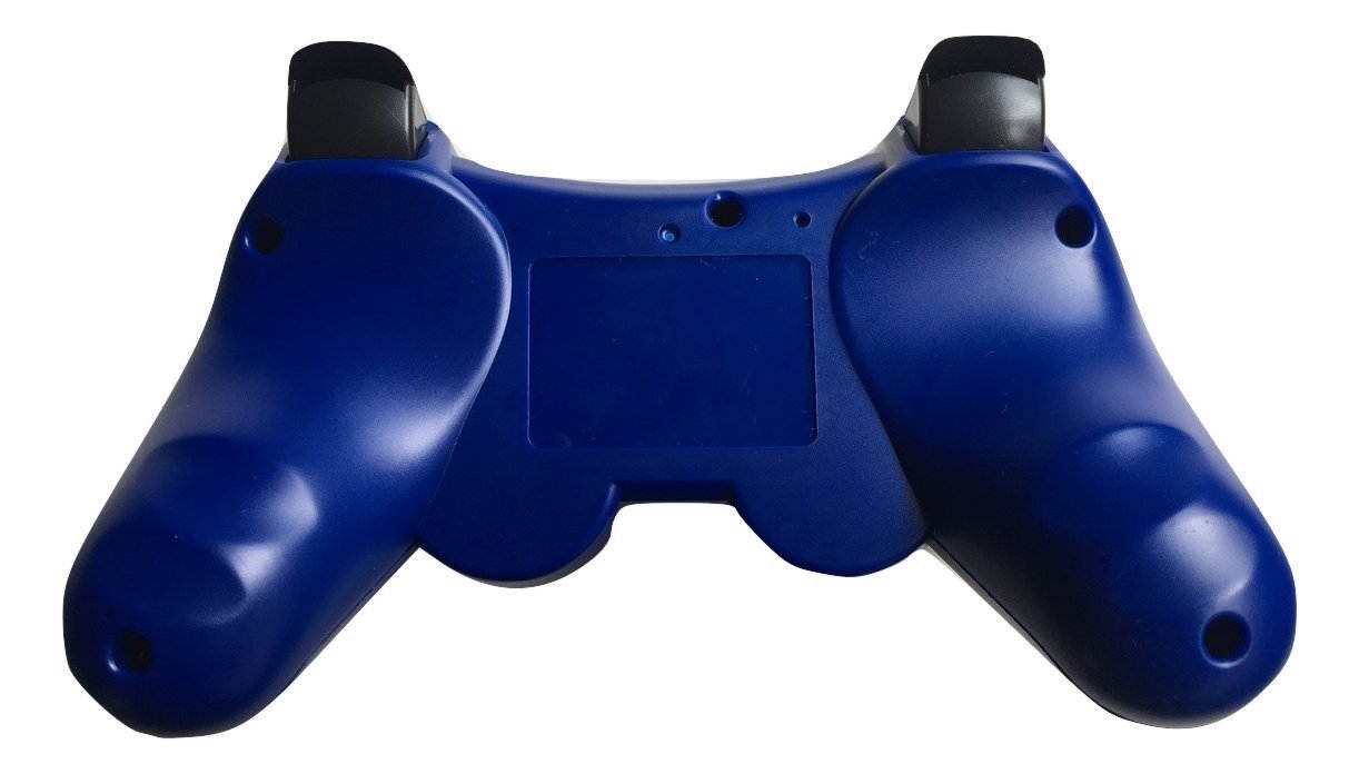 Ps3 Controller Wireless Controller with Charger Cable - 2 Pack Dual Vibration ( Blue and Black - Compatible with Playstation 3 PS3 ) by IHK