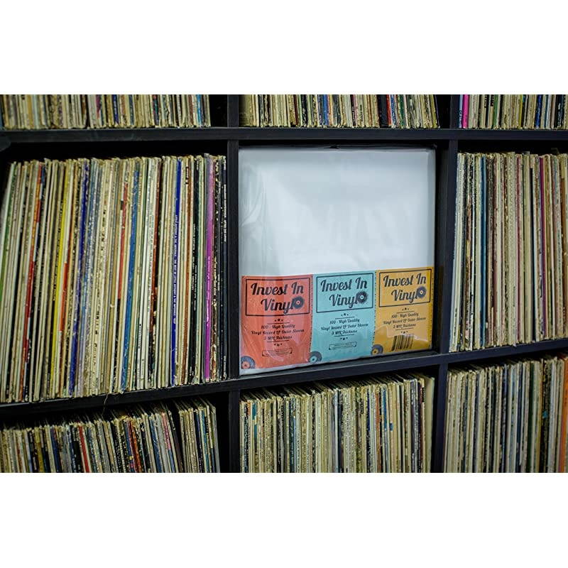 100 Clear Plastic Protective LP Outer Sleeves 3 Mil Vinyl Record Sleeves Album Covers 1275 x 125 Provide Your LP Collection with The Proper Protection