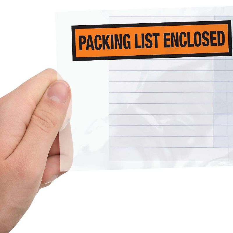 Duck Packing List Envelopes Clear Window 500/BX 729465