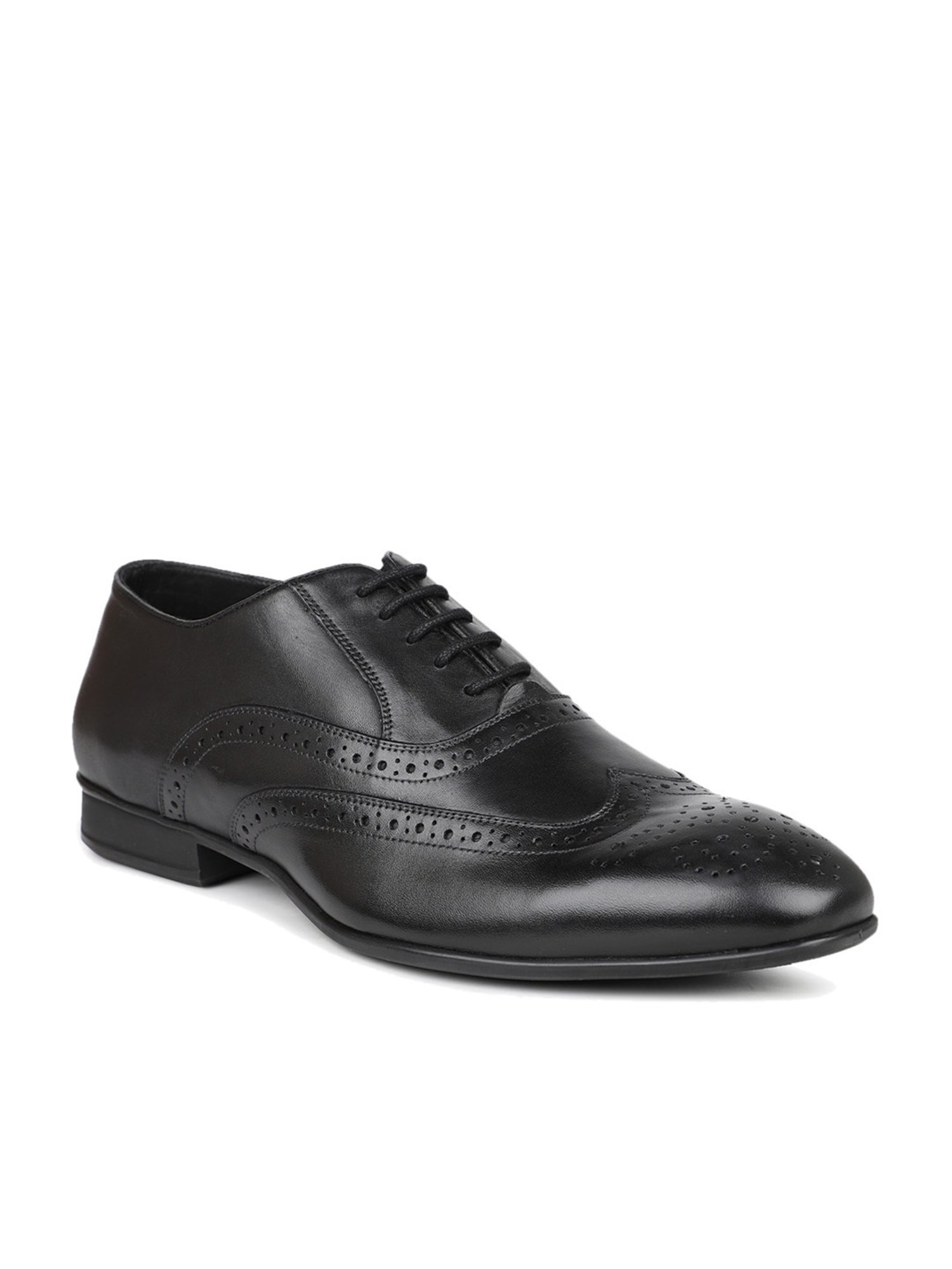Atesber by Inc.5 Men's Black Brogue Shoes
