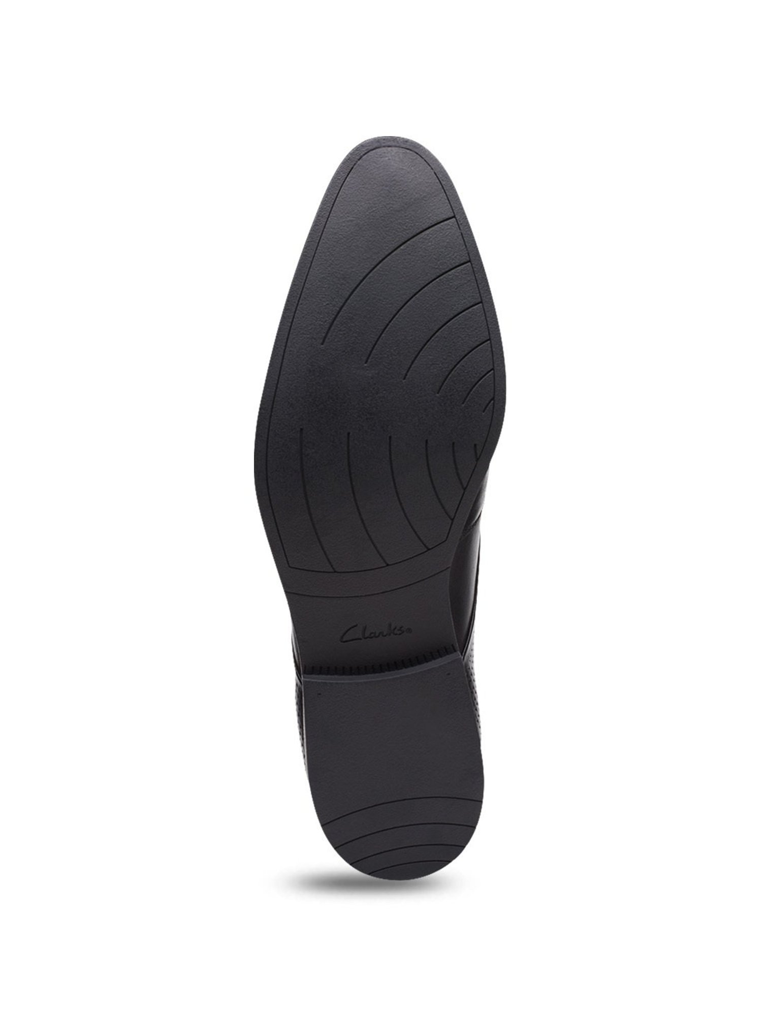 Clarks Men's Boswyn Black Derby Shoes