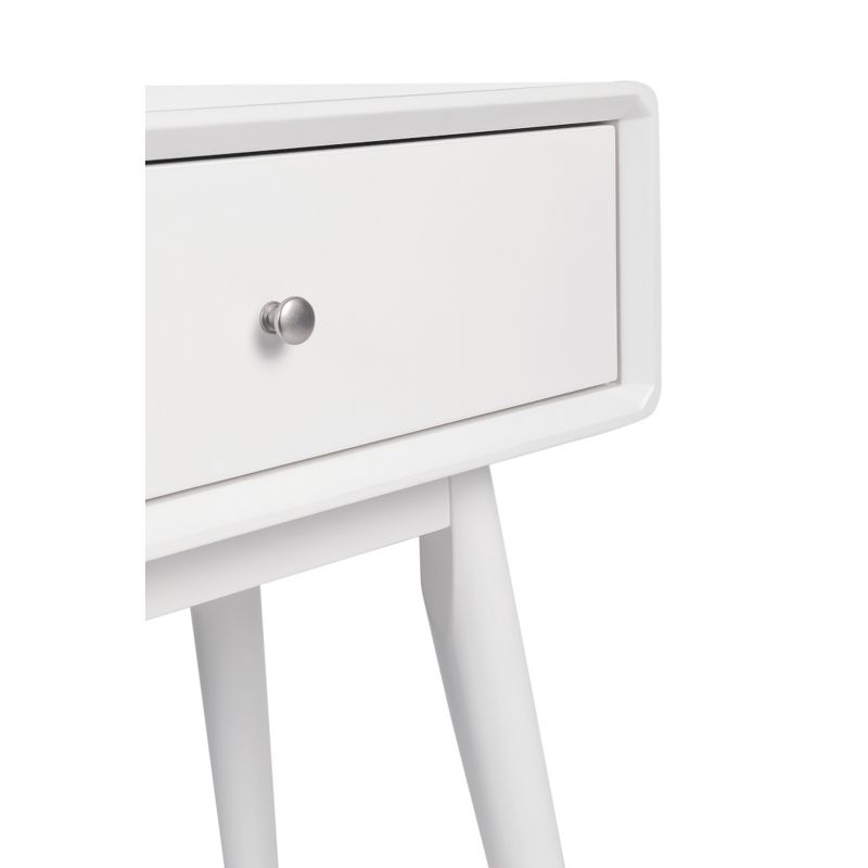 Rory One Drawer Side Table White - Adore Decor