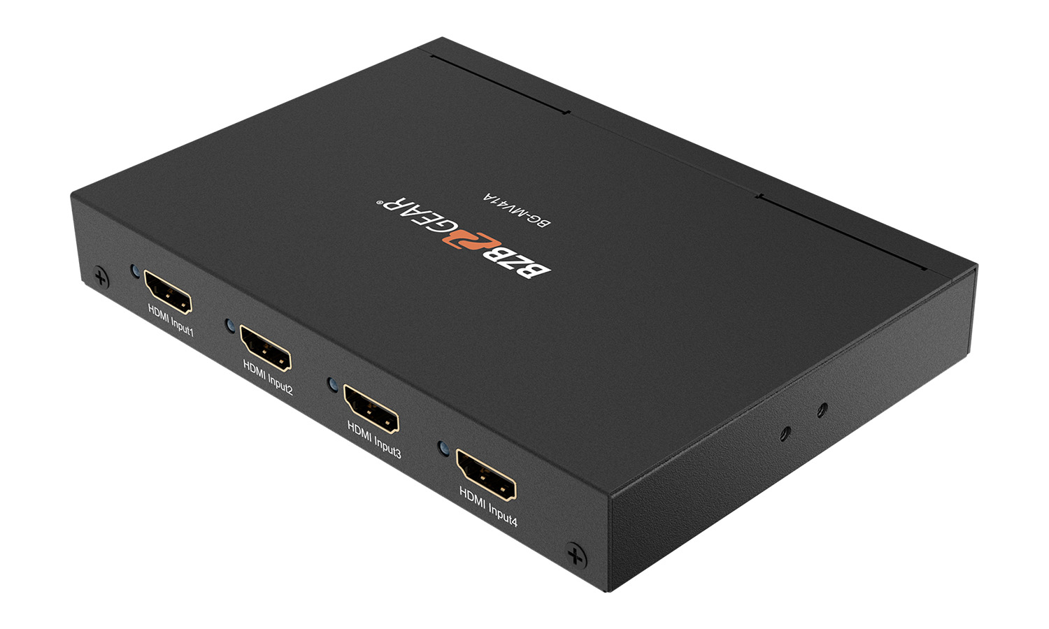 BZBGEAR 4x1 Multiviewer with Scaler supporting multi output resolutions up to 1080P/60Hz