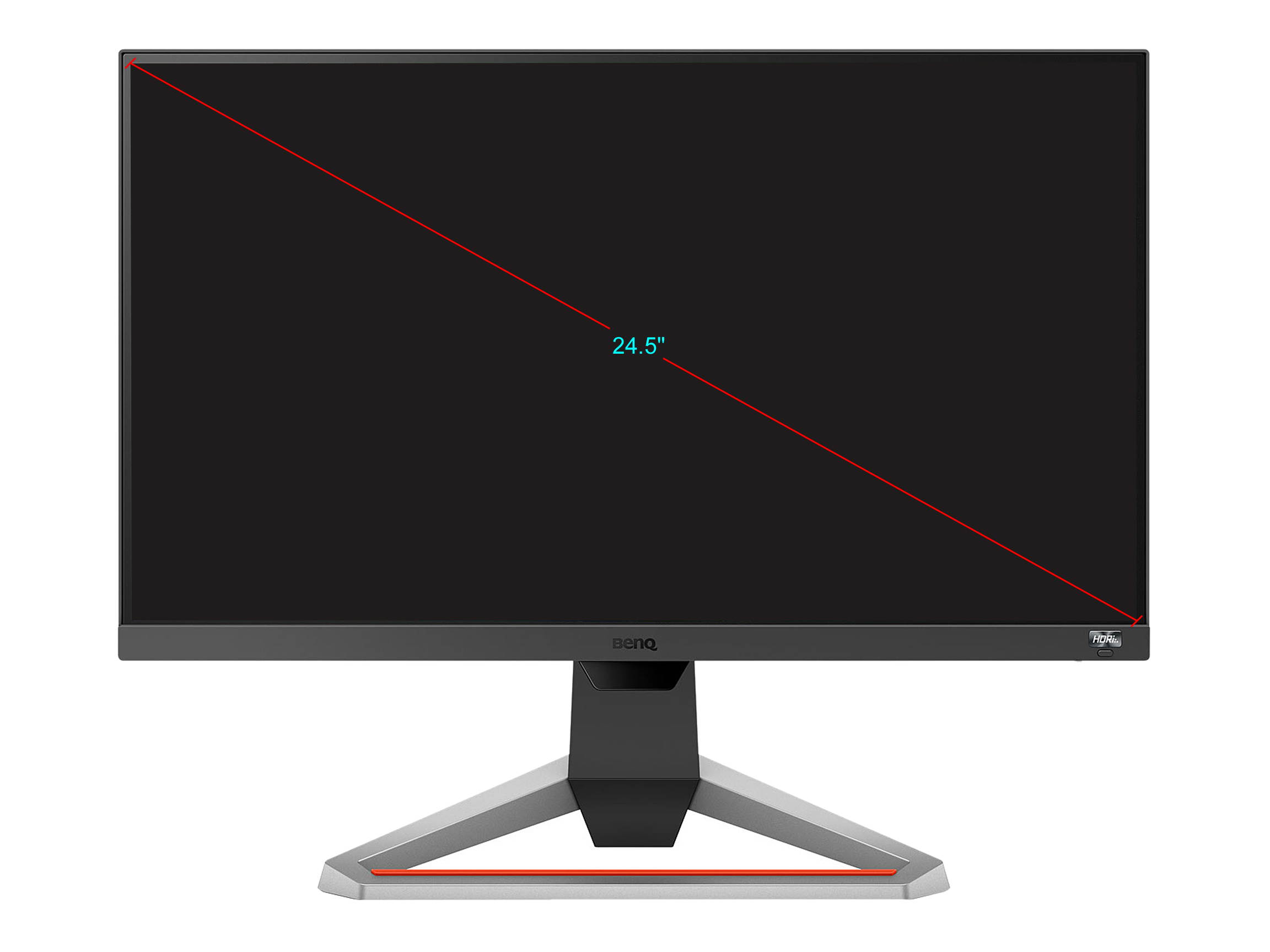 BenQ EX2510 24.5" Full HD 1920 x 1080 1ms (MPRT) 144Hz 2 x HDMI, DisplayPort FreeSync Premium Built-in Speakers IPS Gaming Monitor