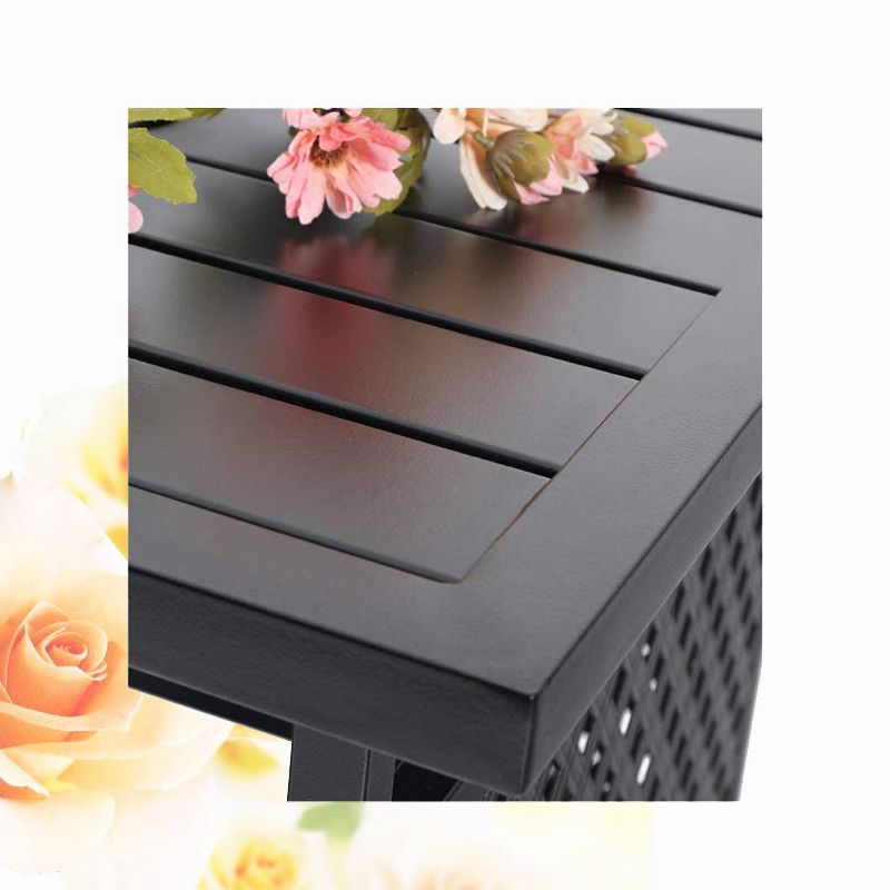 7pc Studio Shine Collection Patio Conversation Set with Sofa, 4 Armchairs & 2 Tables - W Unlimited