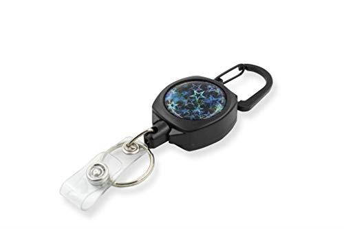 Rel Amigo Retractable I.D. Badge Reel & Key Holder - Style (Stars)