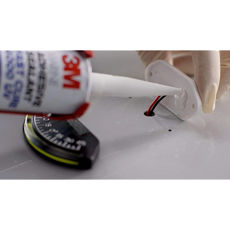 Marine Adhesive Sealant 4000 UV, PN06580, White, 295 mL Cartridge