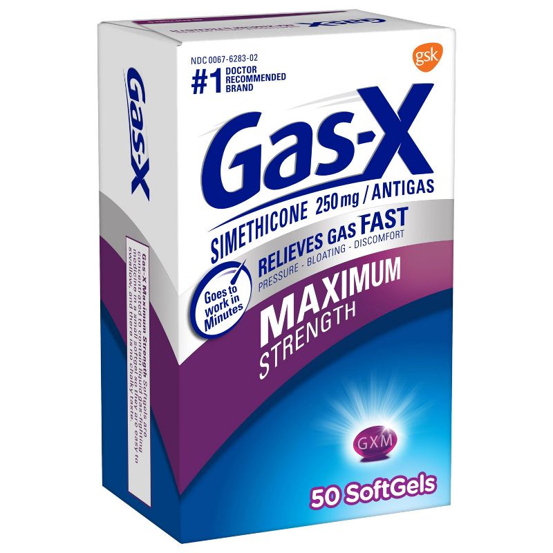 Gas-X Maximum Strength Softgel for Gas Relief - 50ct