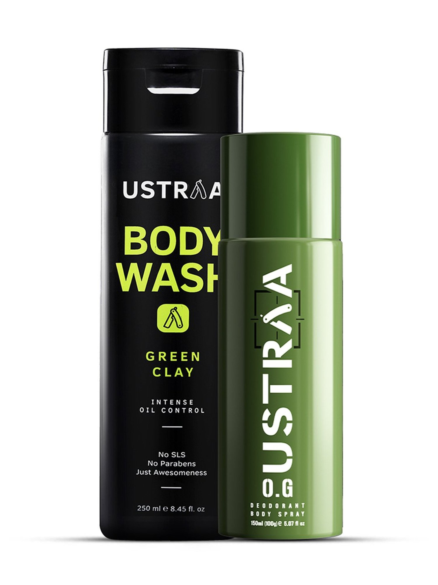 Ustraa Ayurvedic Beard Growth Oil & Hair Growth Vitalizer Combo