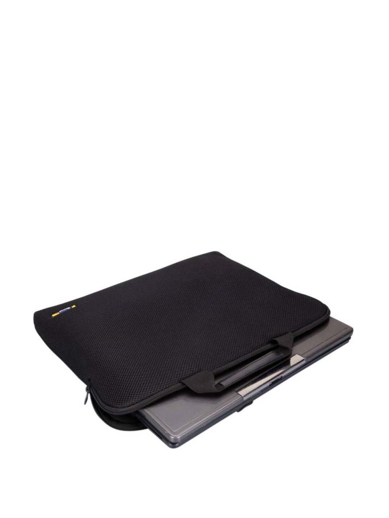 Travel Blue Black Textured Laptop Sleeves