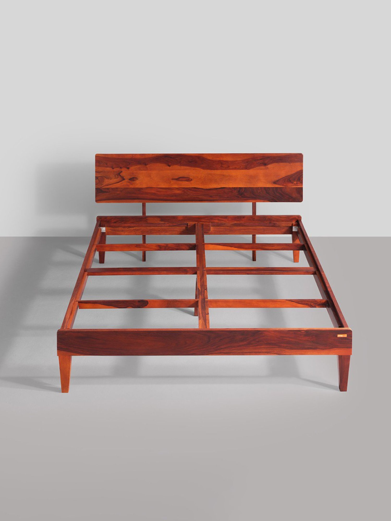 Sleepyhead G Honey Brown Sheesham Wood Queen Size Bed