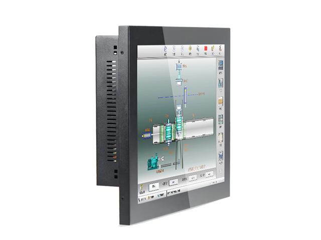 15" Industrial Panel PC,All in One Computer,Intel Core I5, Windows 7/10,Linux,10 Points Capacitive Touch Screen,(Black),[1VGA/3USB2/1USB3/1LAN/3COM/FAN],(4G RAM/64G SSD)